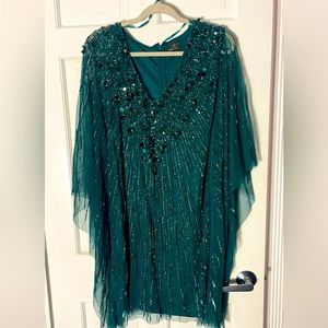 Green Evening dress